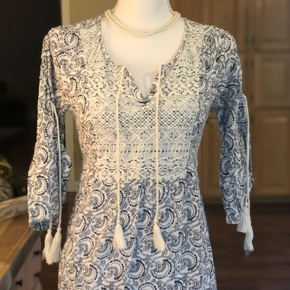 Red Camel Cold Shoulder Dress - Picture 3 of 4